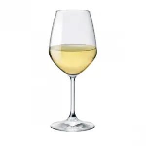 Vino bianco in calice