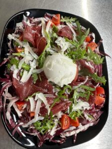 Burrata e bresaola