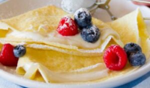 Crèpe Frutti di Bosco* e cioccolato bianco